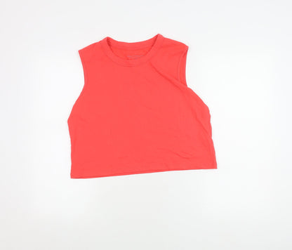 Womens UK Size M French Connection Red Basic Sleeveless