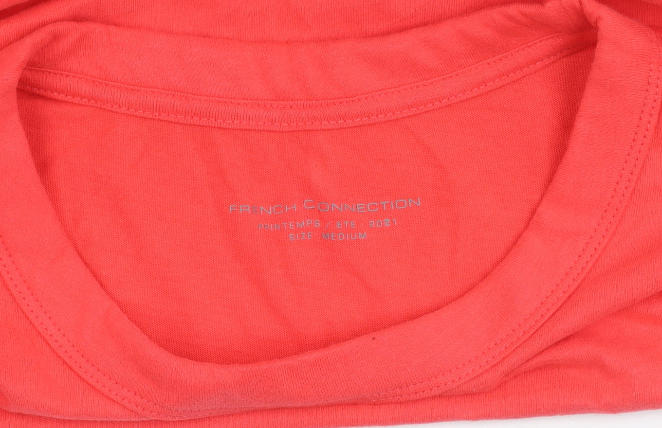 Womens UK Size M French Connection Red Basic Sleeveless