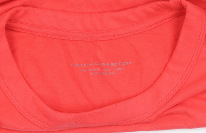 Womens UK Size M French Connection Red Basic Sleeveless