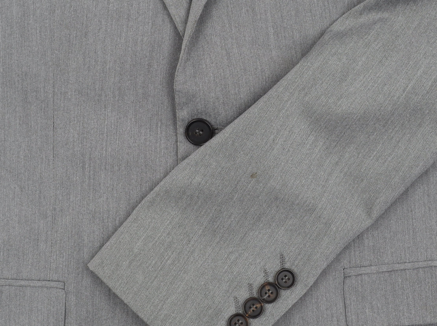 Mens UK Size 40 River Island Regular Grey Suit Jacket