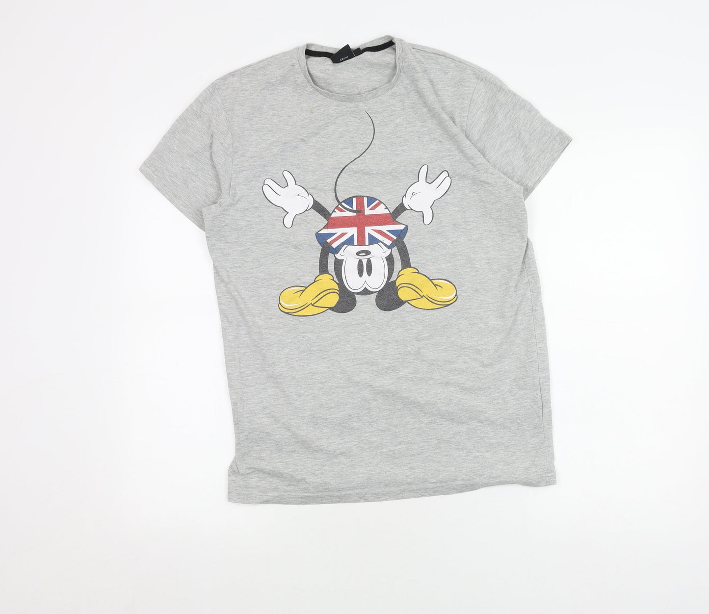 Mens UK Size M Disney Grey  T-Shirt