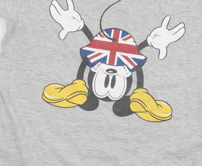 Mens UK Size M Disney Grey  T-Shirt