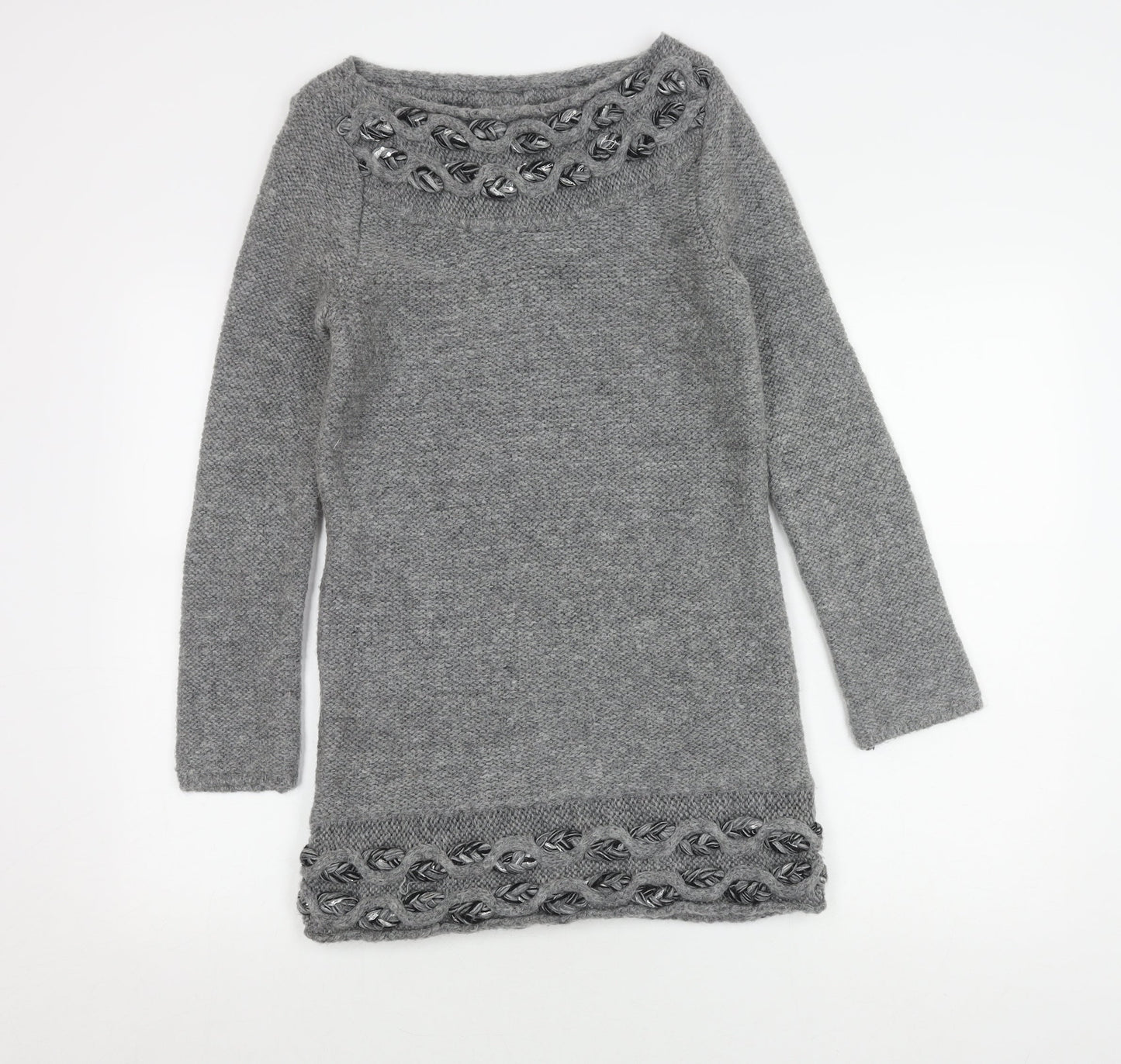 Womens UK Size S Marks and Spencer Grey  Jumper