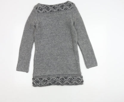 Womens UK Size S Marks and Spencer Grey  Jumper