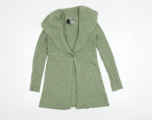 Cynthia Rowley Women's Green Cardigan Jumper Size S