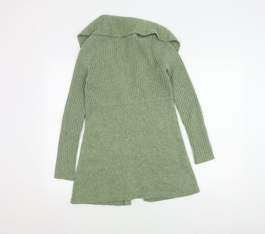 Cynthia Rowley Women's Green Cardigan Jumper Size S