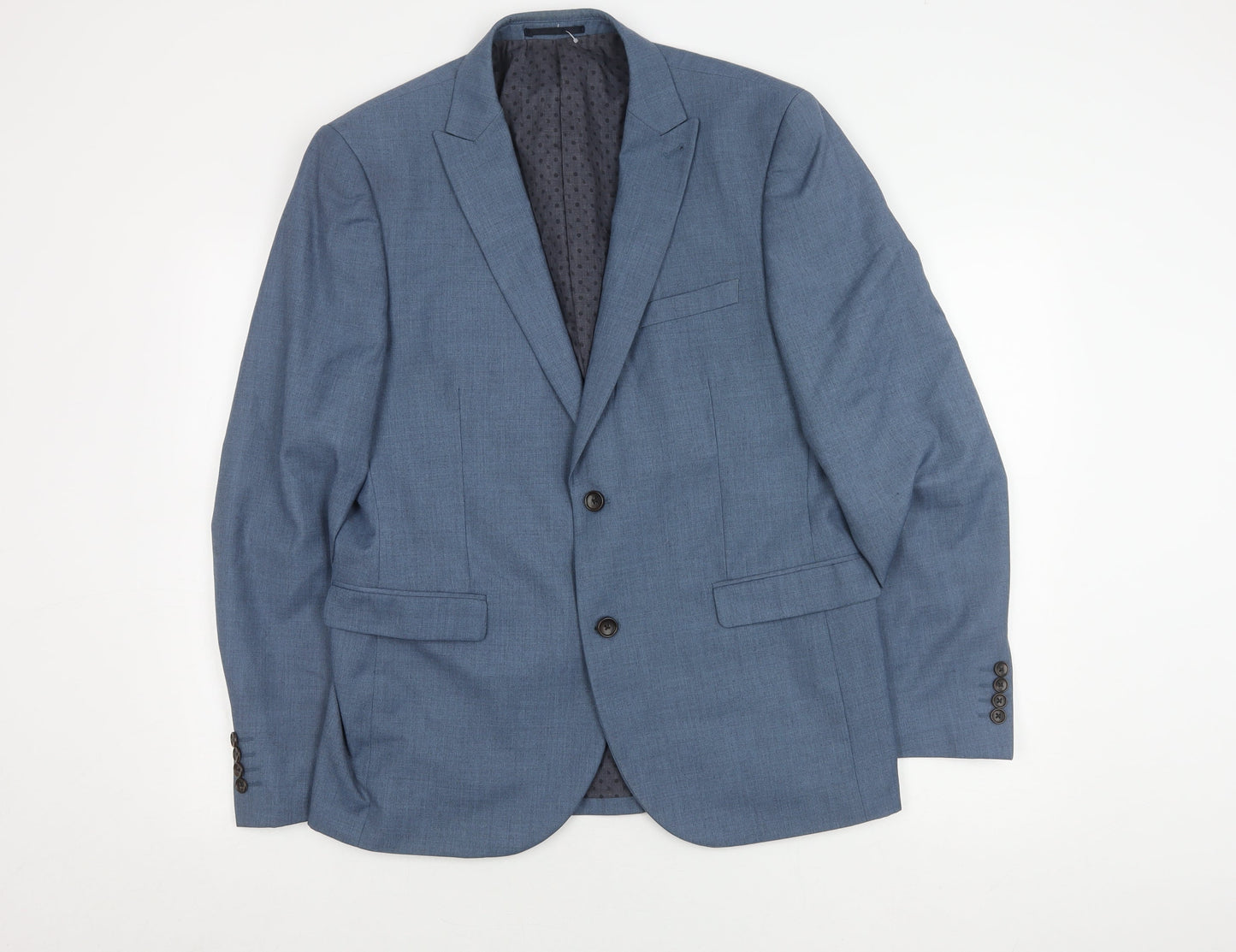 Mens UK Size 42 NEXT Regular Blue Suit Jacket