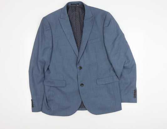 Mens UK Size 42 NEXT Regular Blue Suit Jacket