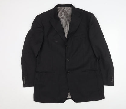 Mens UK Size 42 Marks and Spencer Regular Black Suit Jacket