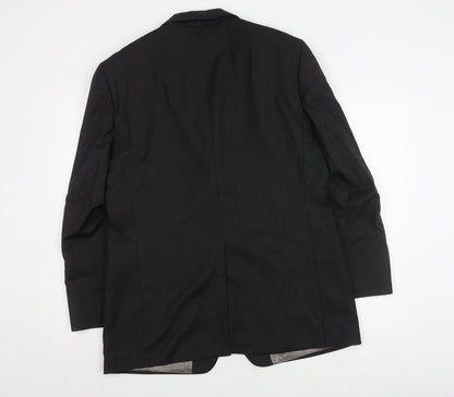 Mens UK Size 42 Marks and Spencer Regular Black Suit Jacket