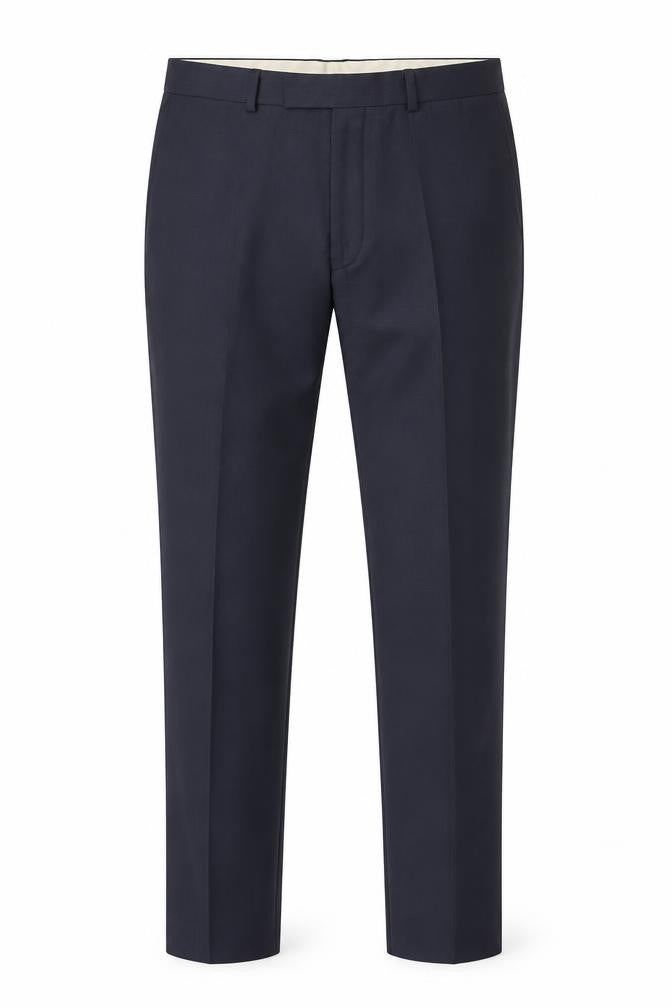 Mens UK Size 34 Marks and Spencer  Business Workwear Blue Trousers