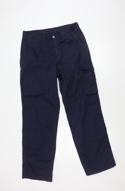 Tranemo Unisex Blue Cargo Trousers Size 34