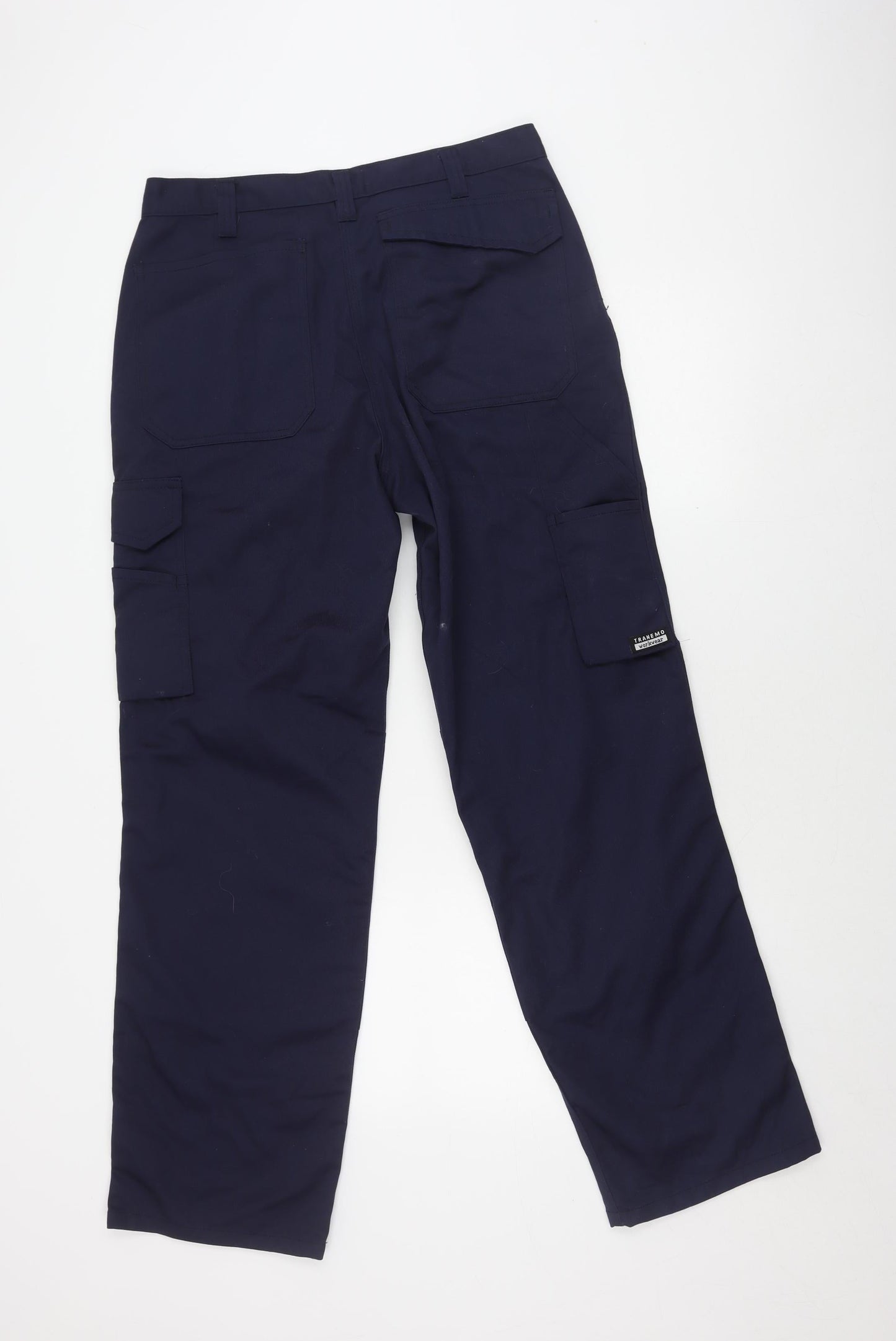Tranemo Unisex Blue Cargo Trousers Size 34