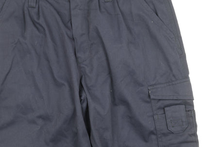 Tranemo Unisex Blue Cargo Trousers Size 34