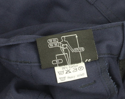 Tranemo Unisex Blue Cargo Trousers Size 34