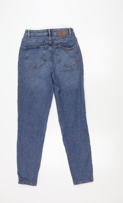 Pieces Women's Blue Denim Jeans, Medium, Cotton Blend