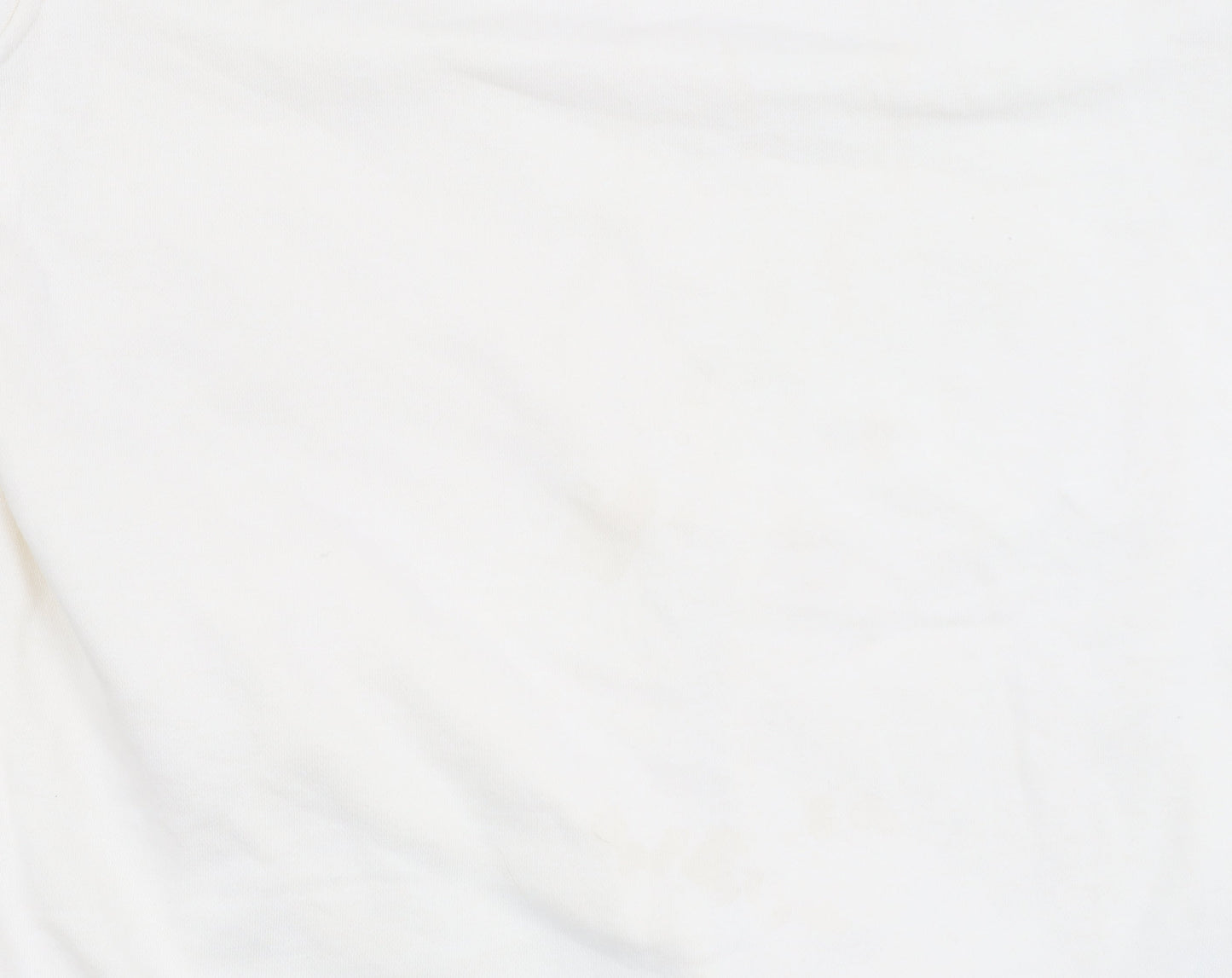 River Island Unisex White Pullover Sweatshirt - Medium