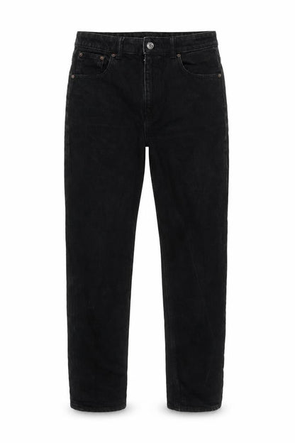 Womens UK Size L ASOS DESIGN Regular Fit Straight Black Jeans