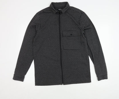 Mens UK Size L boohooMAN Grey Basic Jacket