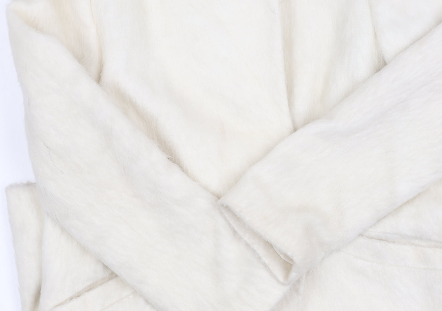 Womens UK Size UK 8 Topshop Ivory Overcoat