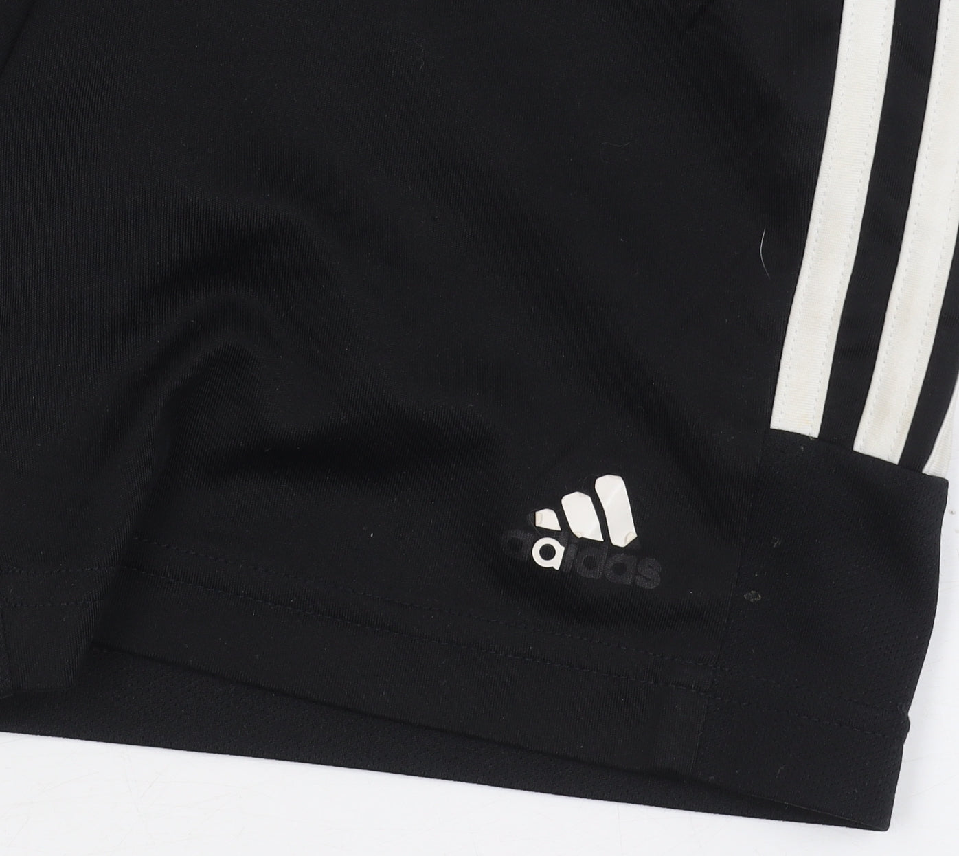 Adidas Boys Black Athletic Shorts 7-8 Years Gym Training