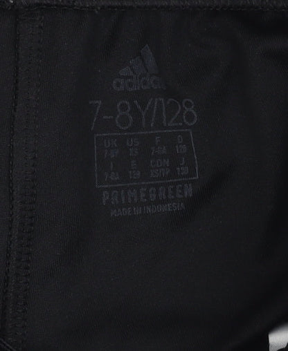 Adidas Boys Black Athletic Shorts 7-8 Years Gym Training
