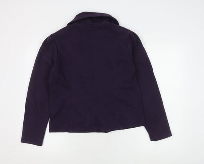 Womens UK Size M Marks and Spencer Purple Motorcycle Jacket