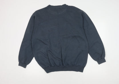 Mens UK Size L Champion Blue Pullover Sweatshirt