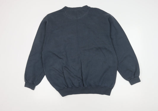 Mens UK Size L Champion Blue Pullover Sweatshirt