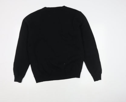 Unisex Adults UK Size 12 ellesse Black Pullover Sweatshirt