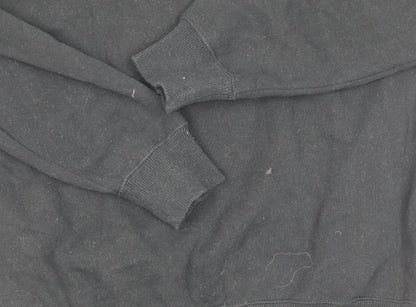Unisex Adults UK Size 12 ellesse Black Pullover Sweatshirt