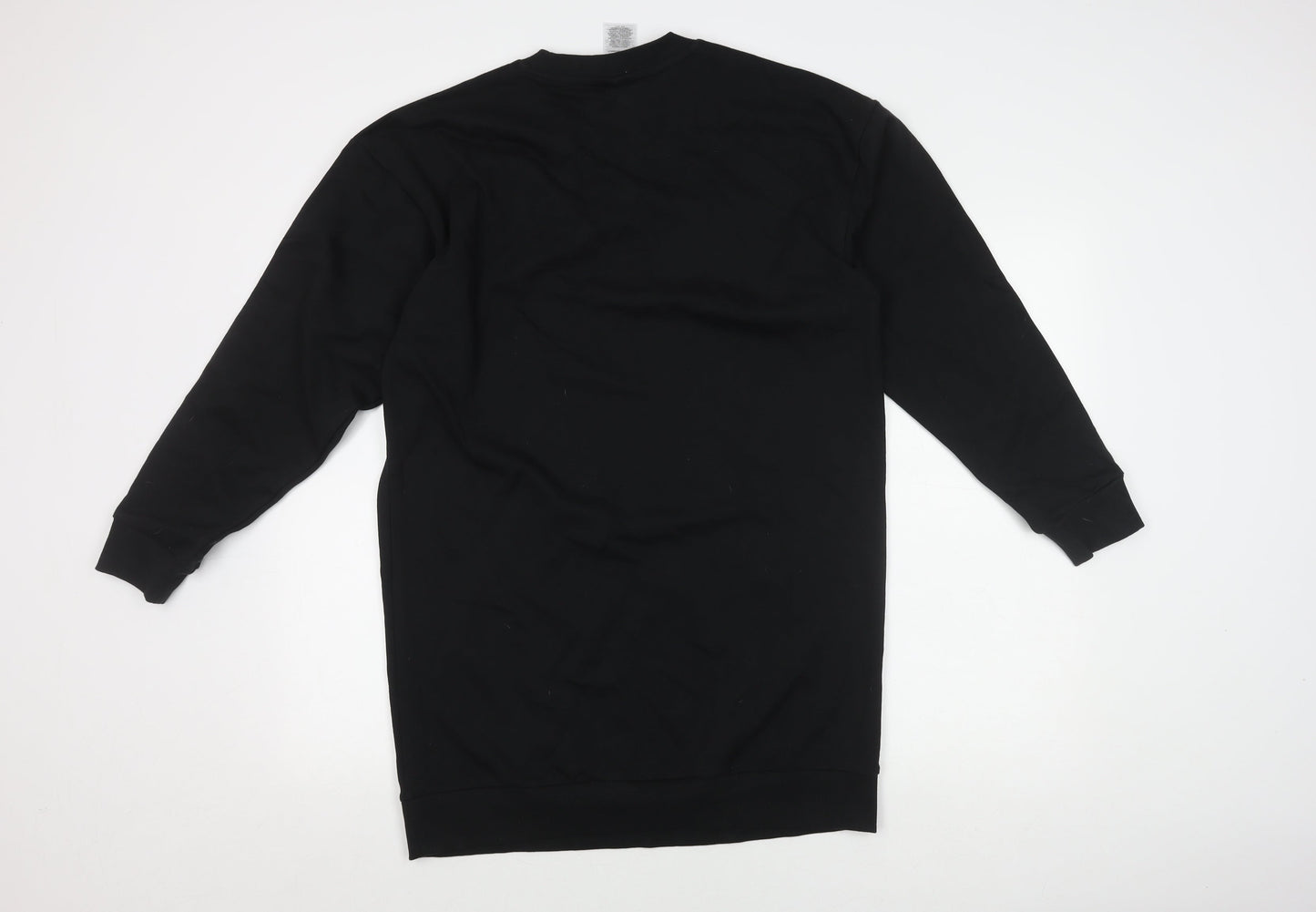 Adidas Black Logo Long Sleeve Dress XS