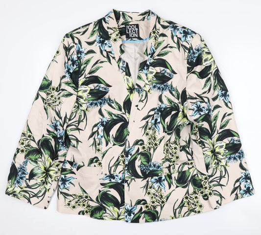 Debenhams Women's Multicoloured Floral Blazer, Size 18