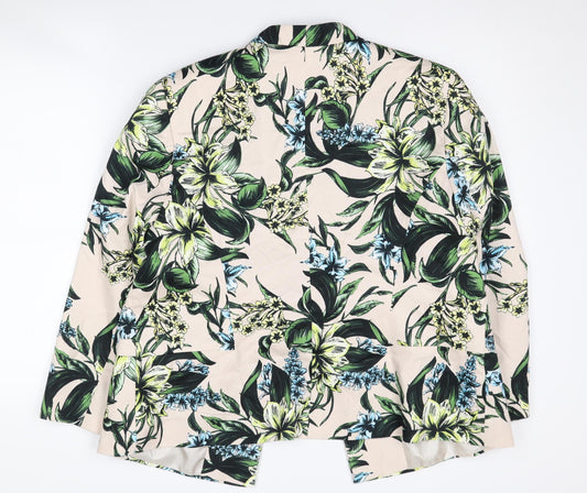 Debenhams Women's Multicoloured Floral Blazer, Size 18