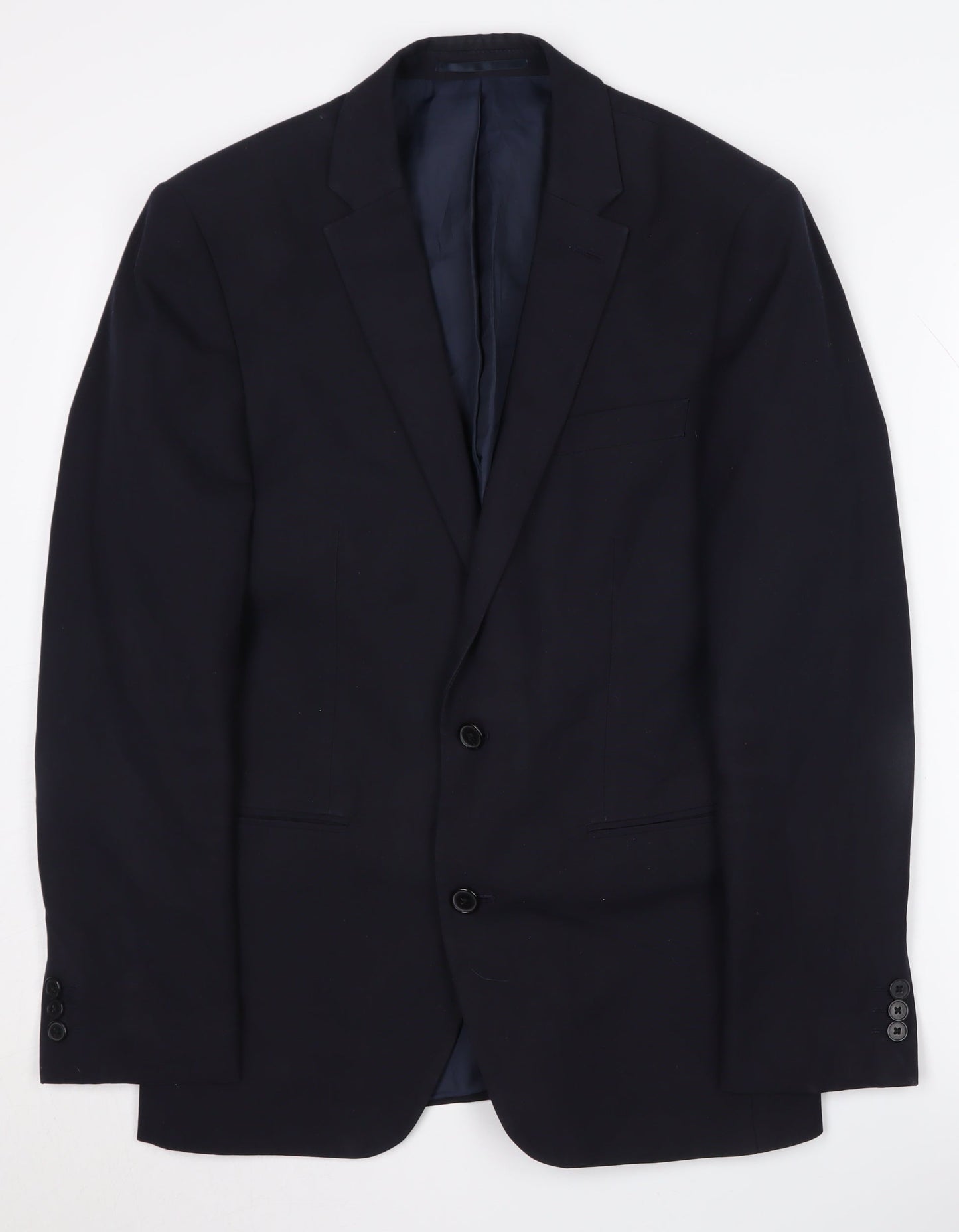 Mens UK Size 36 Debenhams Regular Blue Suit Jacket