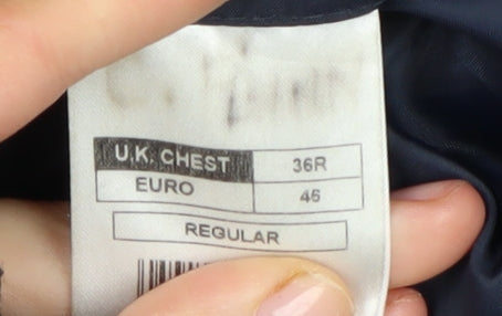 Mens UK Size 36 Debenhams Regular Blue Suit Jacket