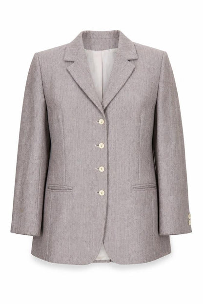 DUO Women's Grey Wool Blazer Size 14