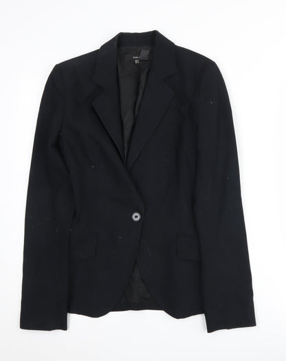 Zara Basic Women's Black Slim Suit Jacket Size 6