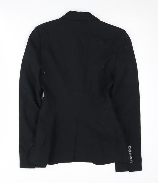Zara Basic Women's Black Slim Suit Jacket Size 6