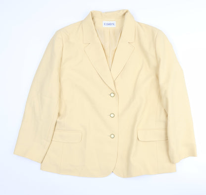 Eastex Women's Beige Suit Jacket Size 18