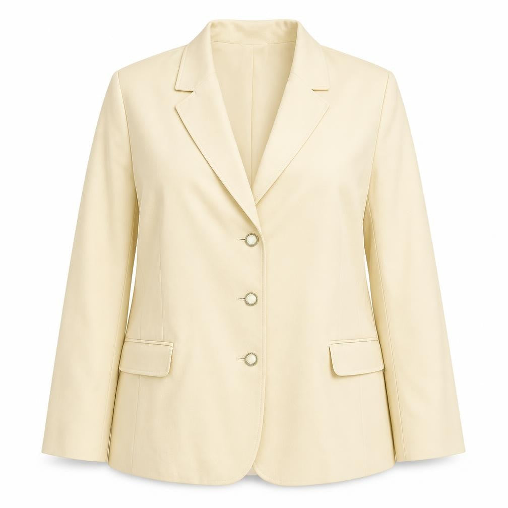 Womens UK Size 18 Eastex Regular Beige Suit Jacket
