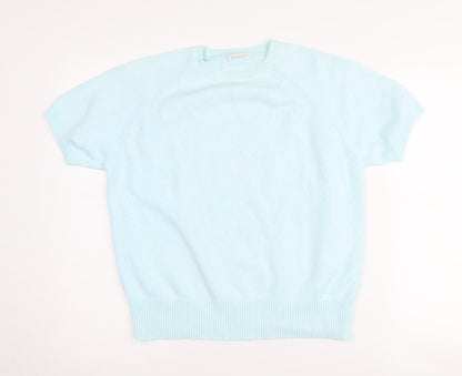 Womens UK Size 14 Berkertex Blue Pullover Jumper