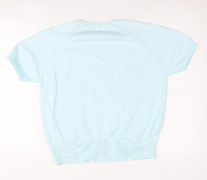 Womens UK Size 14 Berkertex Blue Pullover Jumper