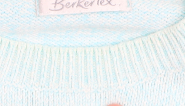 Womens UK Size 14 Berkertex Blue Pullover Jumper