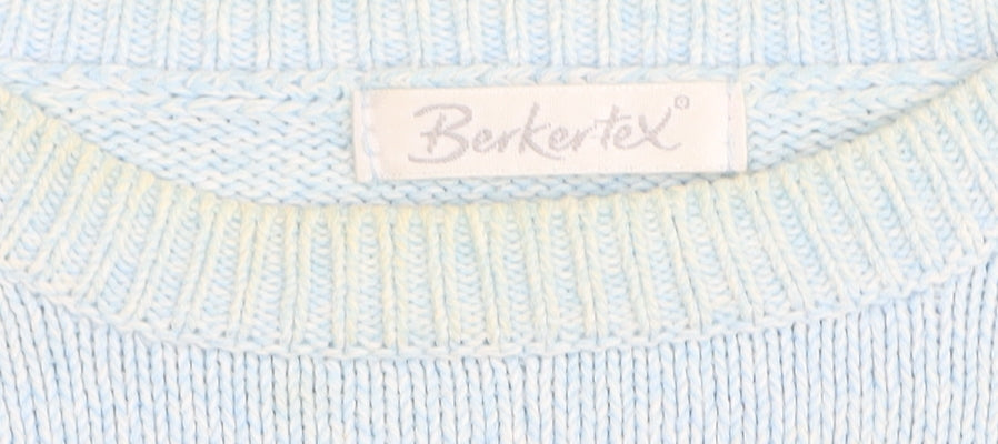 Berkert Women's Blue Pullover Jumper - Size 14