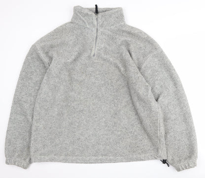 XPLICIT Men's Grey Pullover Sweatshirt XL Zip