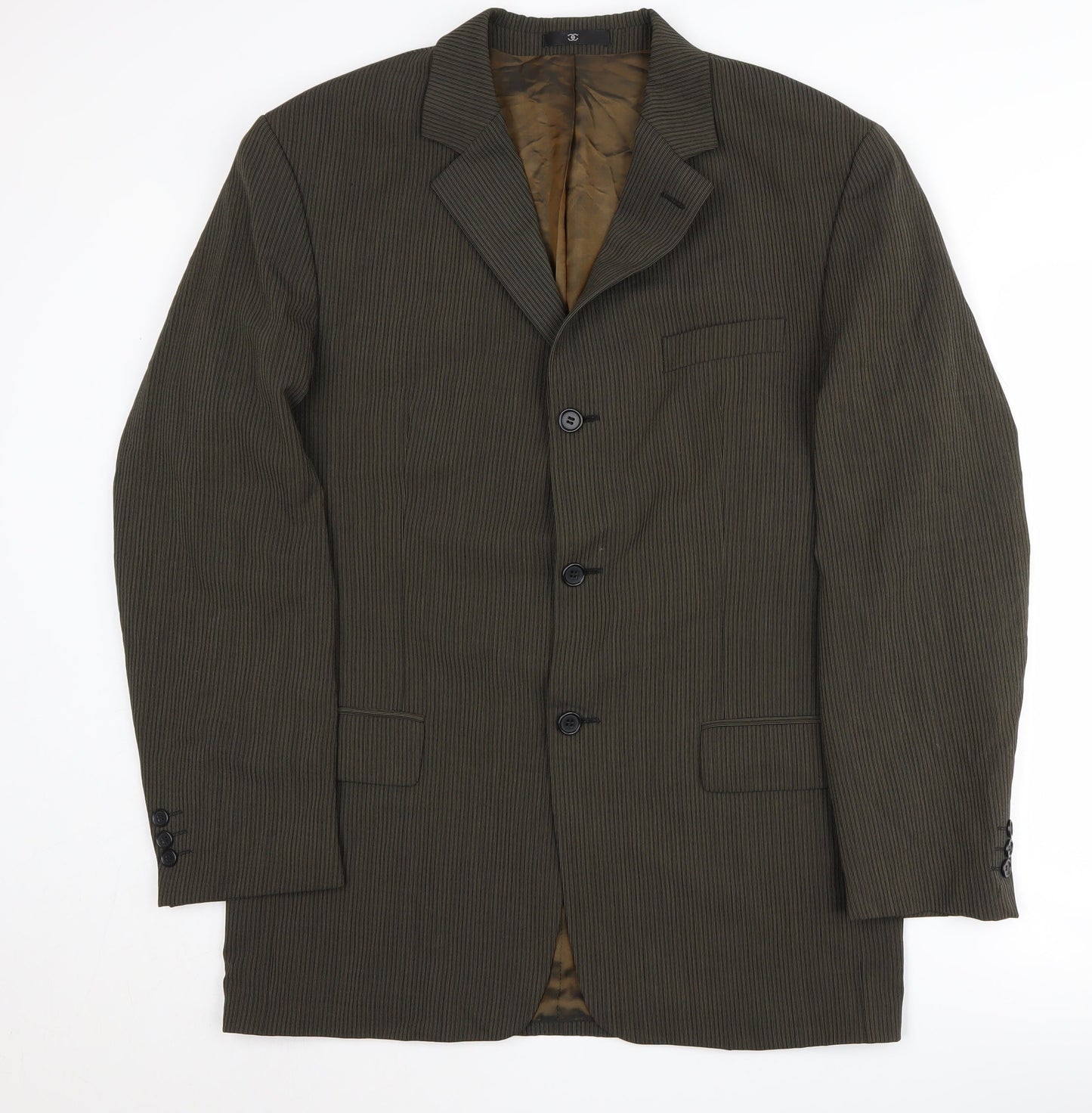 Mens UK Size 40 Ciro Citterio Regular Brown Suit Jacket