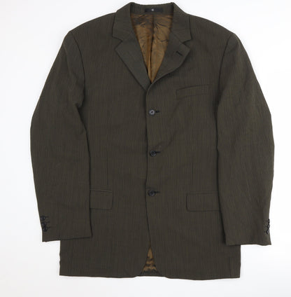 Mens UK Size 40 Ciro Citterio Regular Brown Suit Jacket