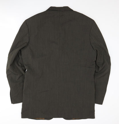 Mens UK Size 40 Ciro Citterio Regular Brown Suit Jacket