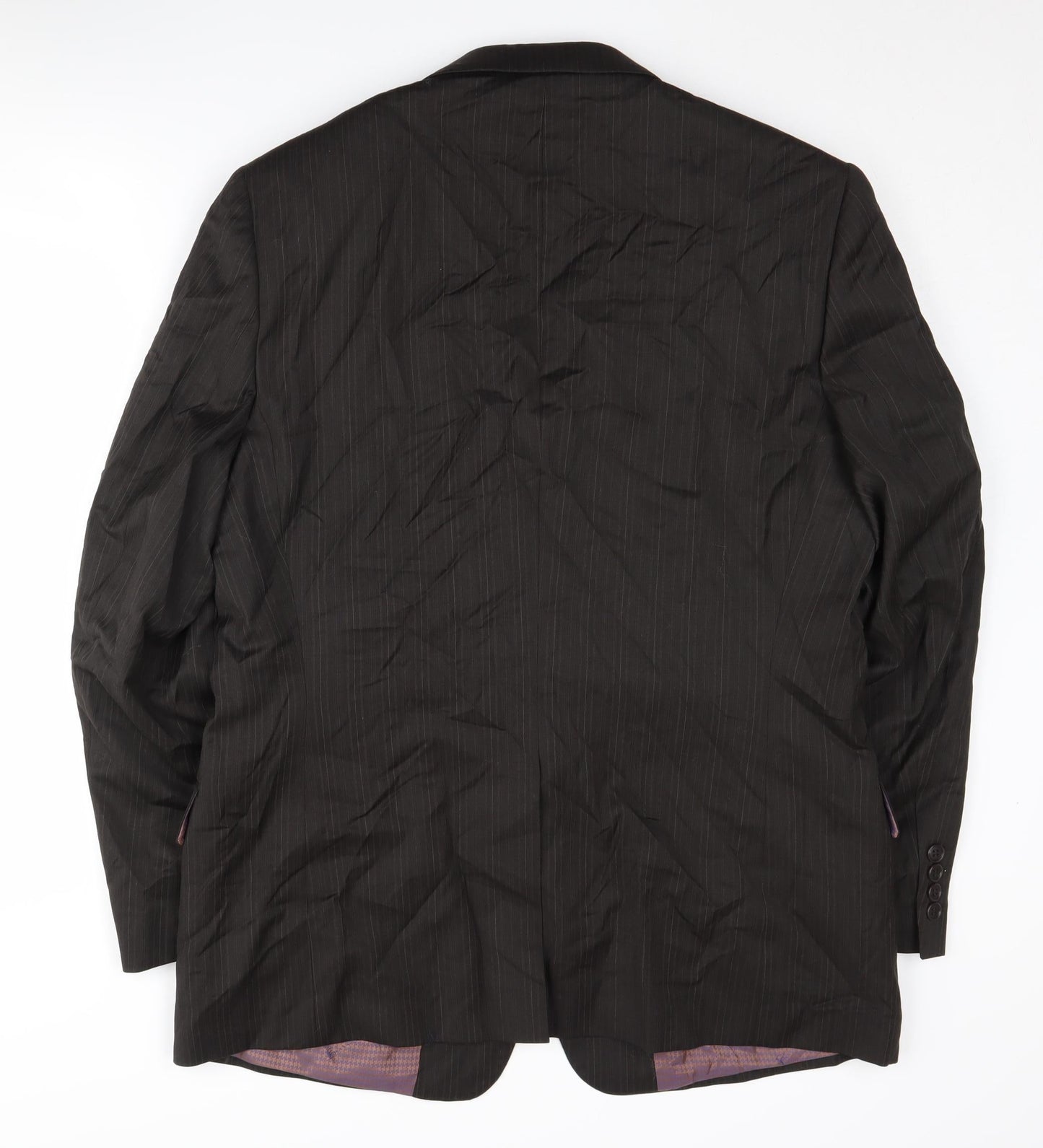 Mens UK Size 44 Ben Sherman Regular Black Suit Jacket